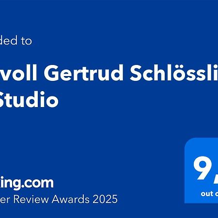 Stilvoll Gertrud Schloessli 1 Zi Studio Санкт Гален Екстериор снимка