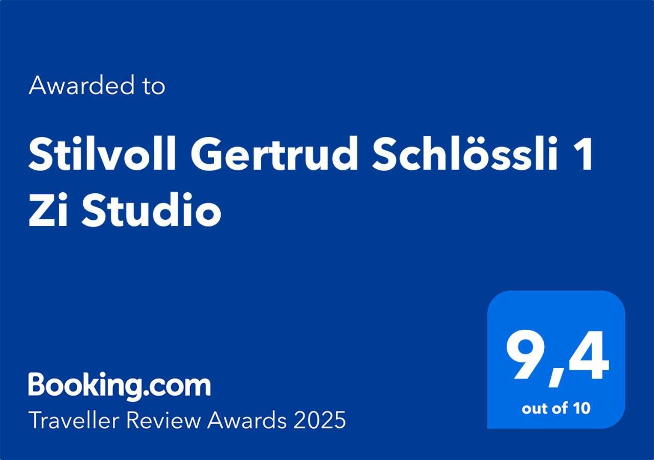 Stilvoll Gertrud Schloessli 1 Zi Studio Санкт Гален Екстериор снимка